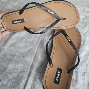 DKNY Black and Brown Women's Sandals